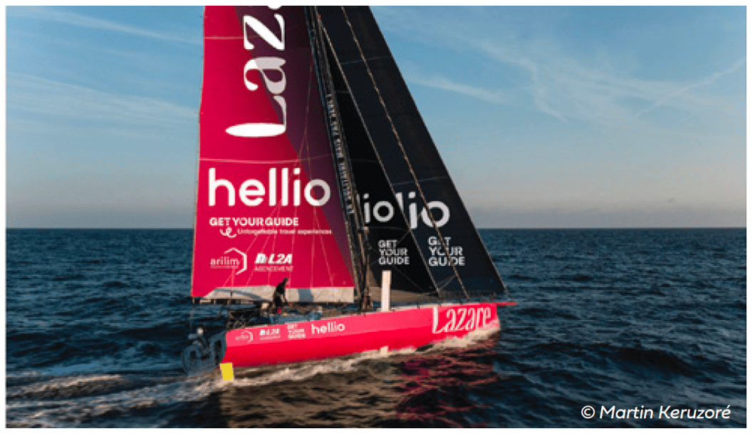 Hellio met le cap sur le Vendée Globe 2024, avec Tanguy Le Turquais et